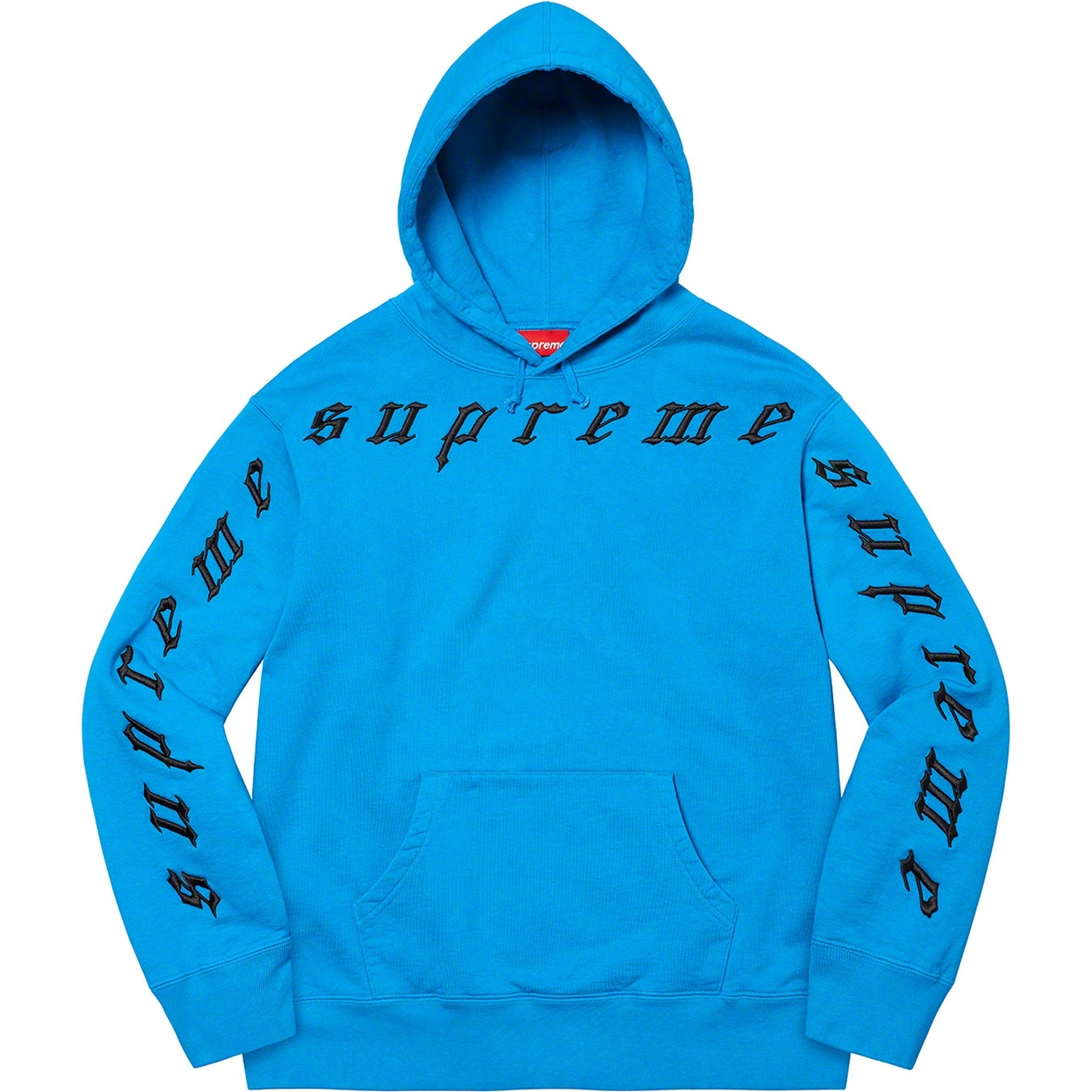 Raised Embroidery Hooded Sweatshirt view 4